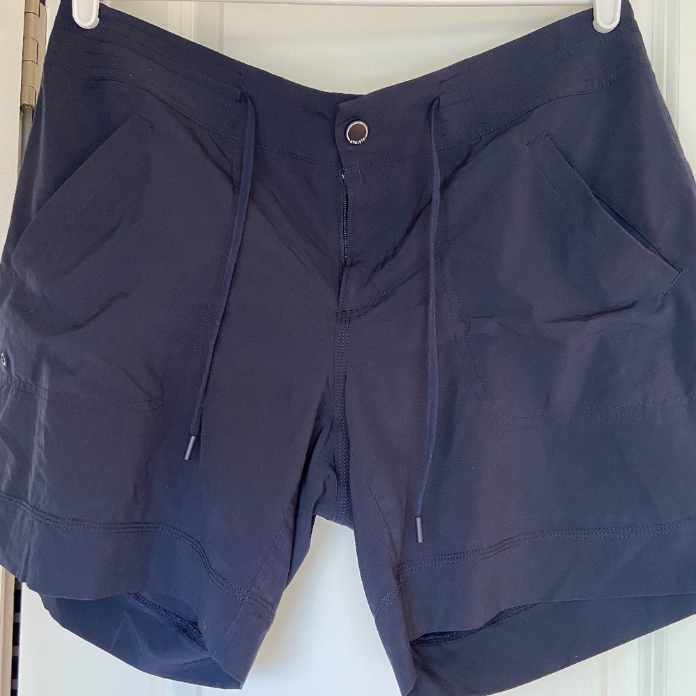 Black Athleta Brooklyn Bermuda Shorts
